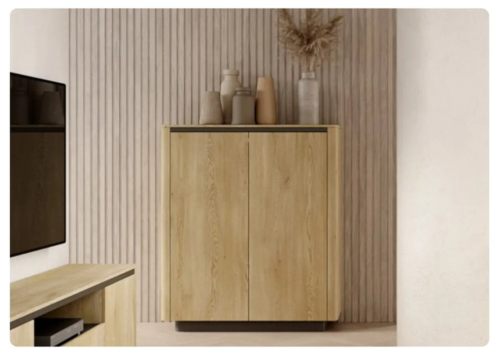 Komoda Telo B – elegancka i pojemna forma w stylu japandi