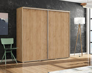 Szafa ubraniowa z pólkami Apollo 2-15 w aranżacji