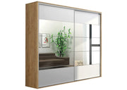 Szafa z korpusem kraft złoty i białym frontem!