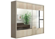 Szafa z półkami i plastrami luster!