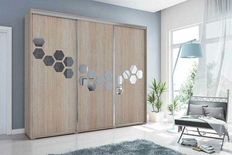 Szafa ubraniowa w kolorze sonomy