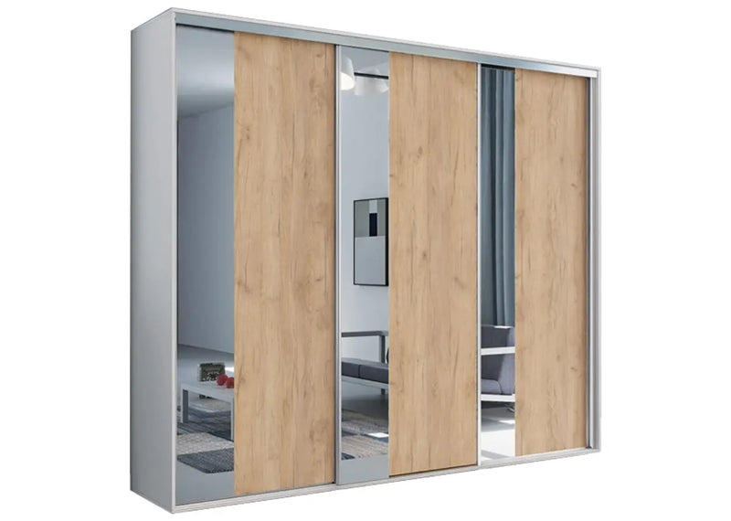 Modna szafa do sypialni z drzwiami przesuwnymi 