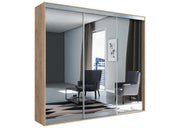 Szafa w kolorze krat złoty z lustrem na froncie