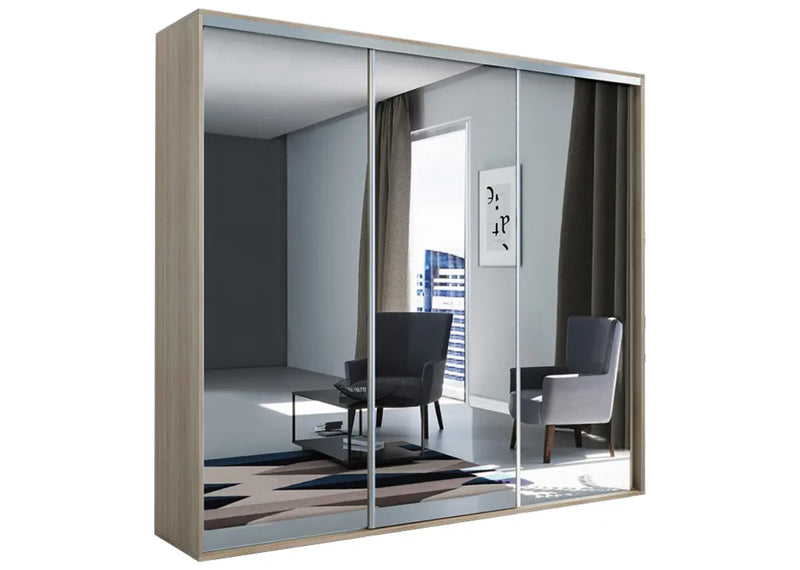 Szafa w kolorze sonomy z lustrem na froncie