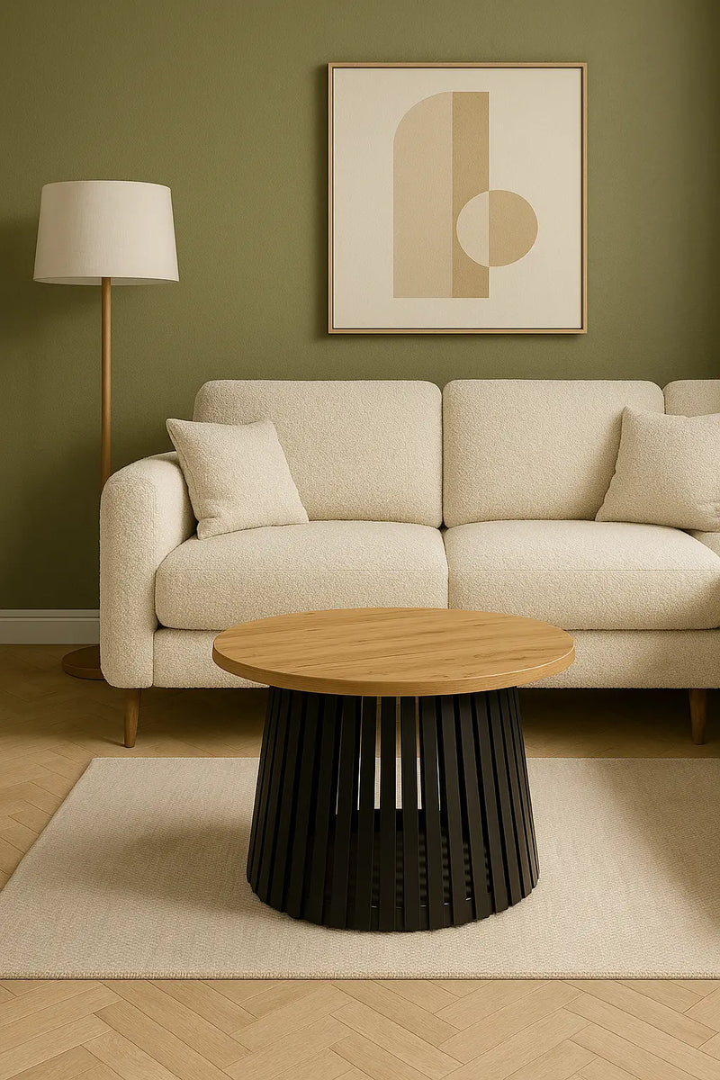 Modny stolik kawowy w salonie 