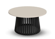 Okrągły stolik kawowy z kaszmirowym blatem