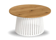 Stolik kawowy artisan biała noga - Adel