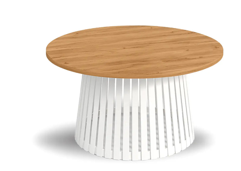 Stolik kawowy Adel Craft złoty- biała noga