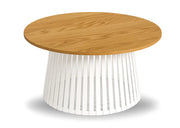 Stolik kawowy Adel Hikora-biała noga