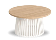 Stolik kawowy Adel Sonoma-biała noga