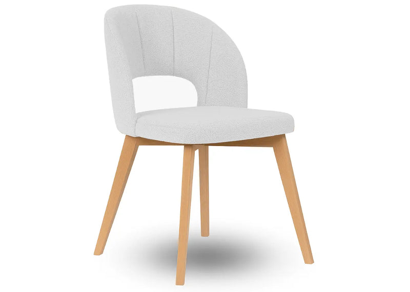 Krzesło Amber – dostępne w czterech kolorach nóg oraz kilku kolorach tapicerki