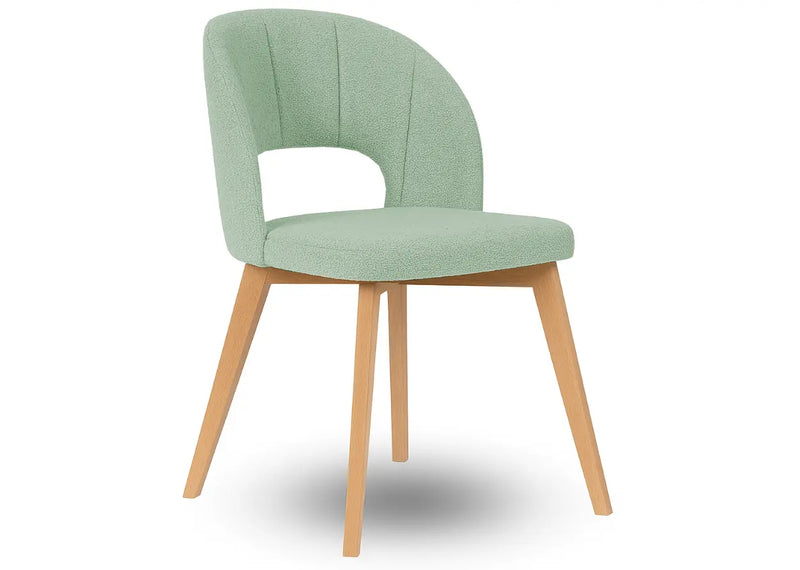 Krzesło Amber – dostępne w czterech kolorach nóg oraz kilku kolorach tapicerki