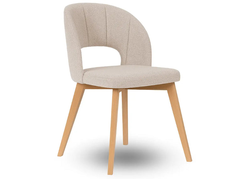 Krzesło Amber – dostępne w czterech kolorach nóg oraz kilku kolorach tapicerki