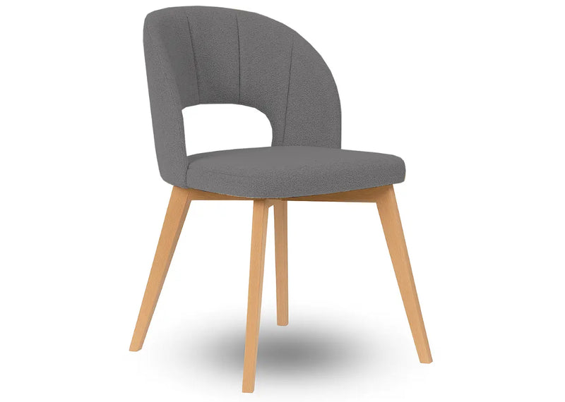 Krzesło Amber – dostępne w czterech kolorach nóg oraz kilku kolorach tapicerki