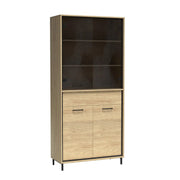 Witryna na metalowych nogach