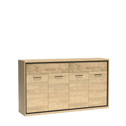 Komoda z naturalnym drewnem