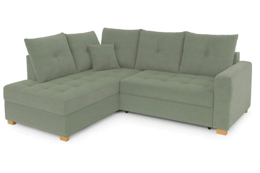 Lewa strona narożnika w kolorze zielonym Aoki