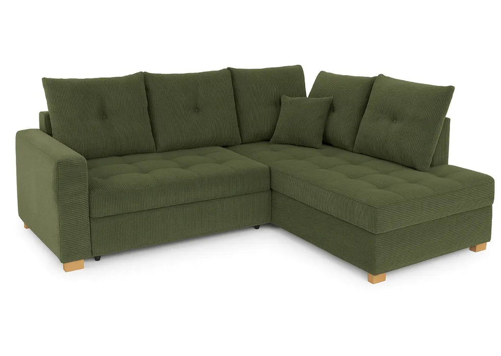 Lewa strona w kolorze ciemno zielonym narożnika Aoki