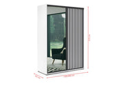 Wymiary zewnętrze szafy ubraniowej Atlanta