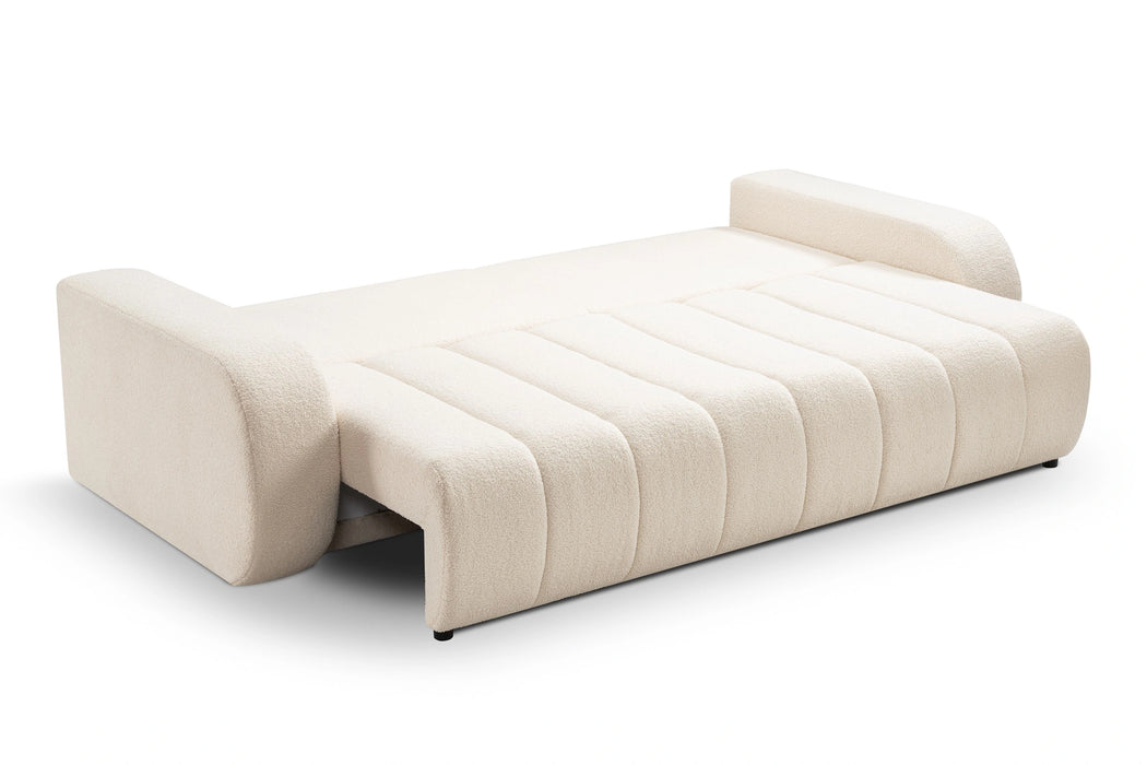 Rozłożona sofa z funkcją spania