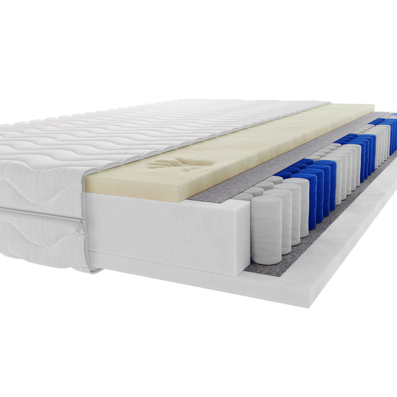 Materac kieszeniowy Bira z pianką Visco, z bliska! Heydoo.pl