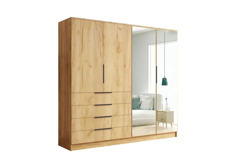 Szafa z drzwiami uchylanymi i szufladami Belissa