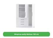 Wnętrze szafy 150 Belissa