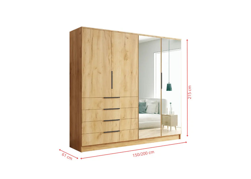 Wymiary szafy Belissa