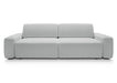 Jasnoszara rozkładana sofa Beonce z funkcją spania