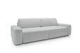 Jasnoszara rozkładana sofa Beonce z funkcją spania od boku