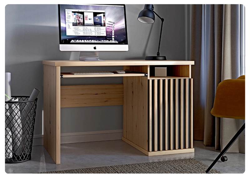 Modne biurko z lamelami Cali