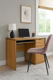 Eleganckie biurko z szufladą fonti