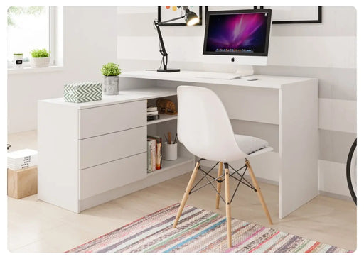 Modne białe biurko Tavo
