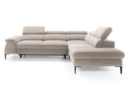 Beżowy narożnik w wersji prawej do Twojego salonu