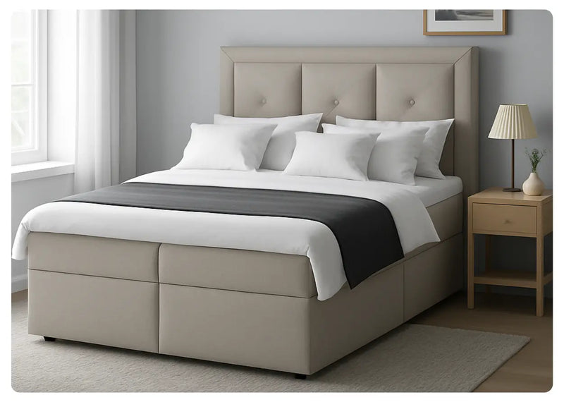 Klasyczne łózko z materacem Modeno Box