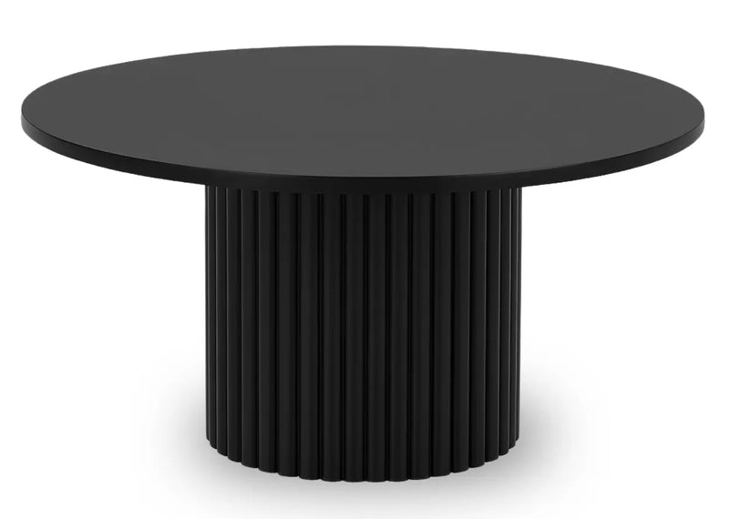 Czarny stolik kawowy