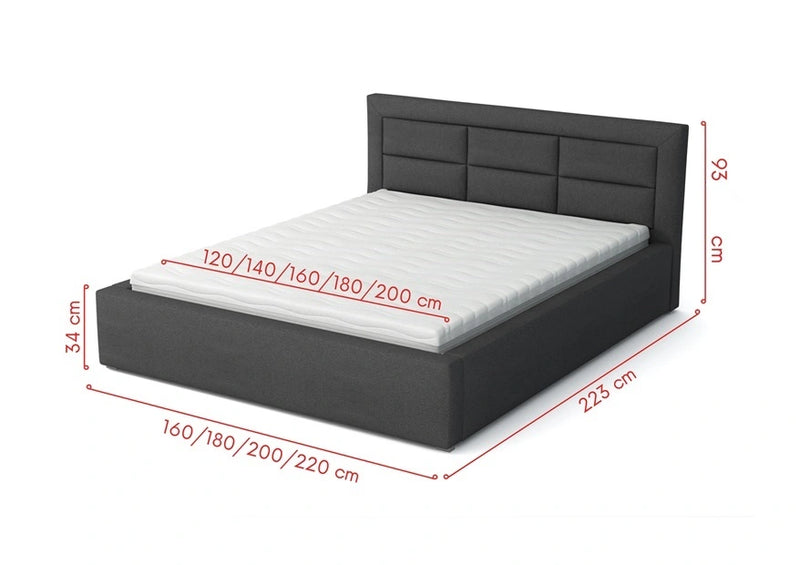 Wymiary łóżka do sypialni