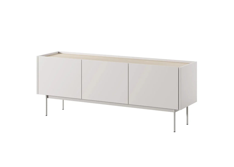 Komoda rtv w kolorze białym