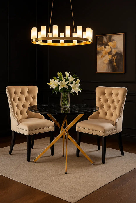 Stół okrągły Elysia 100 cm – elegancja w nowoczesnej formie