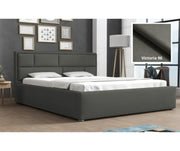 Ciemne łózko z tkanina nie wchłaniającą wodę