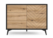 Komoda z szufladami i półkami do salonu i sypialni