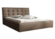 Modne łóżko do sypialni z pojemnikiem 