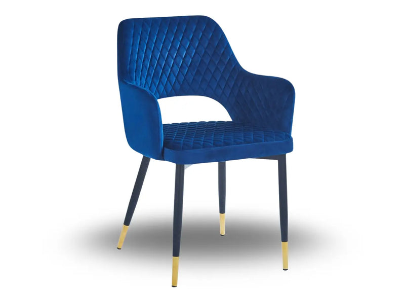 Granatowe krzesło Enzo 