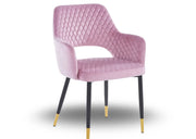 Różowe krzesło Enzo 