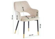 Krzesło Enzo z wymiarami