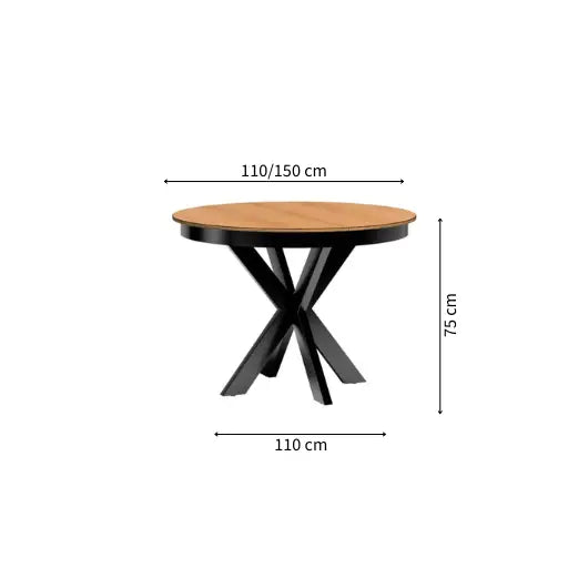 Wymiary okrągłego stołu 