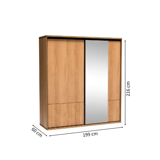 Wymiary szafy do sypialni Fonitis F11