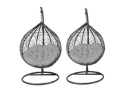 Zestaw foteli wiszących Lavente 1+1 od przodu