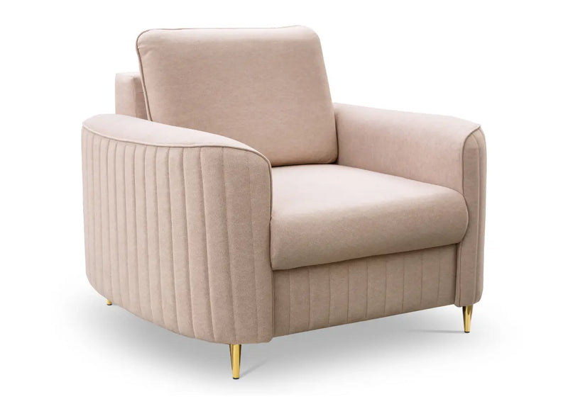 Beżowy fotel Luxor