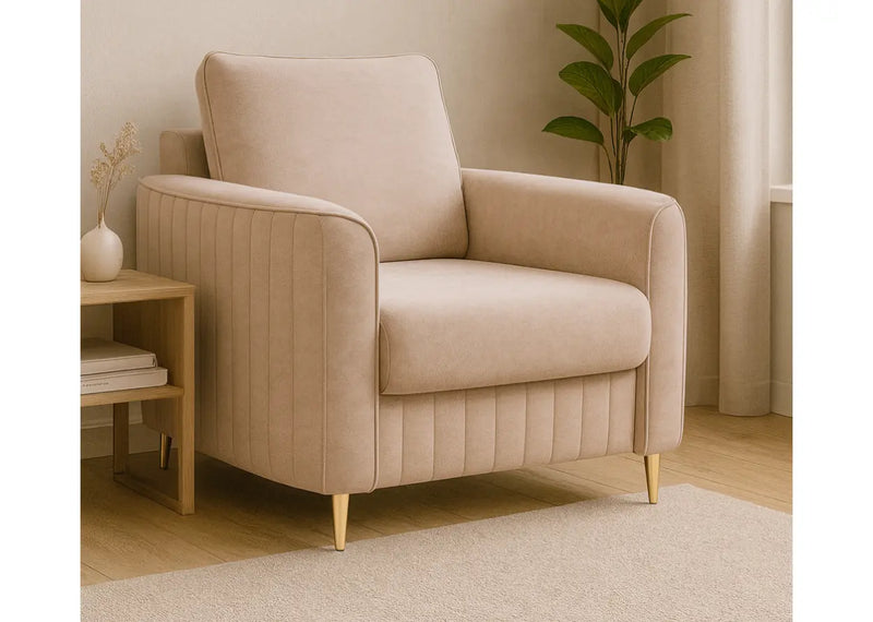 Elegancki fotel do salonu Luxor